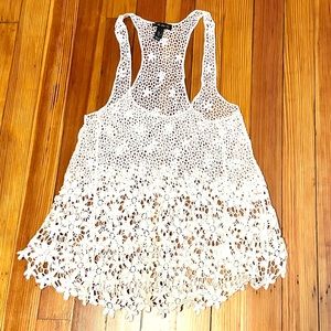 Lace Floral Tank Top